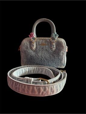Coach Denim Mini Rowan WITHOUT CHARMS!!
